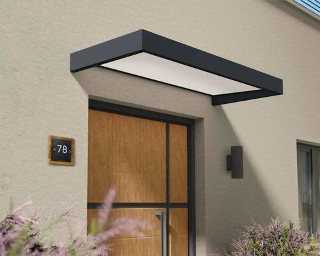 Pultvordach Sophia 215x95 satiniert Produktbild 