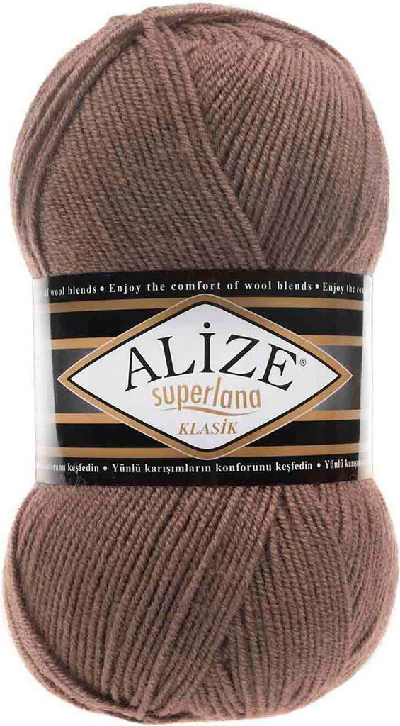 Alize Superlana Klasik 100g Strickgarn Strickwolle 25% Wolle, Farbwahl