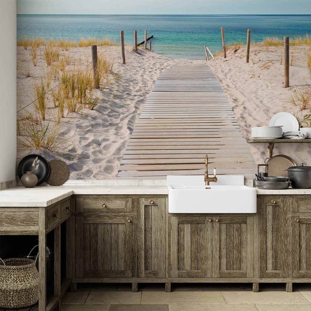 Vlies Fototapete - Holiday at the seaside 150x105 cm Landschaften c-A-0054-a-b