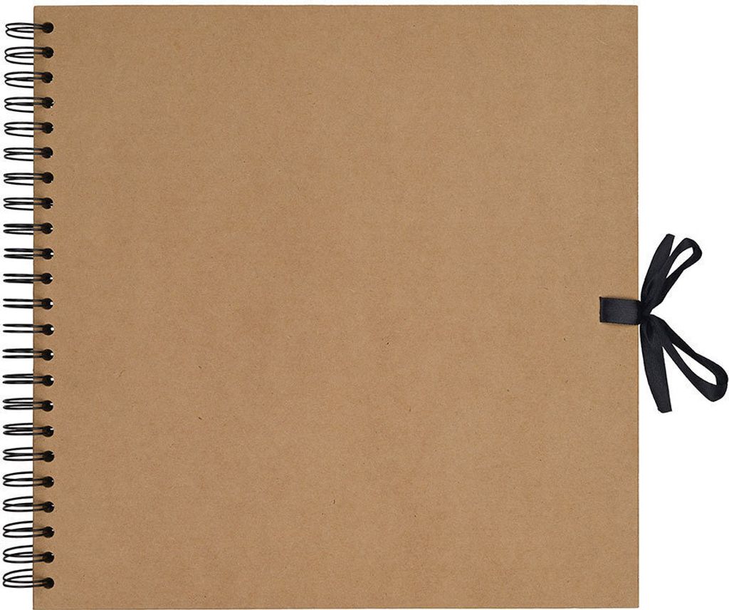 Album per scrapbooking 30 x 30 cm, marrone, 40 fogli di Immagine del prodotto 