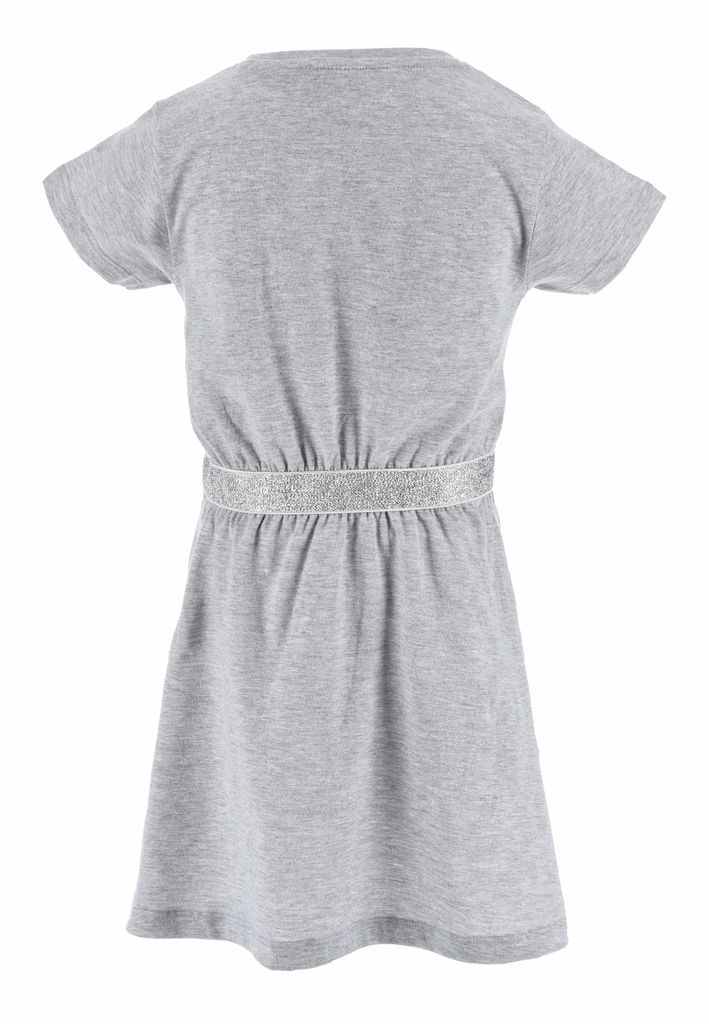 Minnie Mouse Retro Sommerkleid Kleid Kurzarm-Kleid, Farbe:Grau, Größe:98