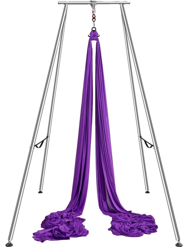 VEVOR Amaca da yoga aerea con telaio da yoga 12 x 2,6 m, Immagine del prodotto 