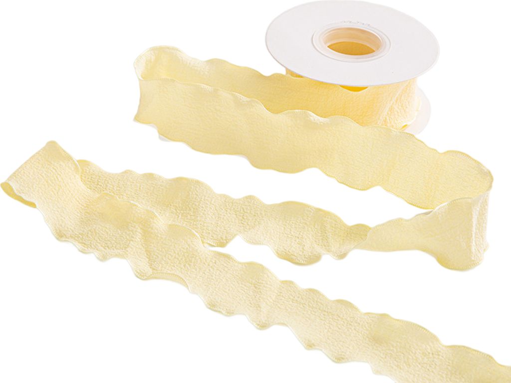 9m Packband Cuttable Cotor Color Ruffled Edge Wave Gurtband handgefertigtes DIY -Zubehör machen Kuchen Bouquet Blumengeschenk -Verpackungsbänder ...