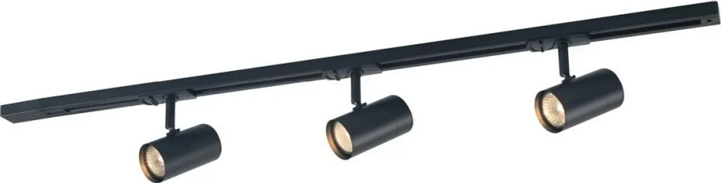 Solution éclairage zones sombres MARVI TR JAZZ Rail 3 spots Noir Italux