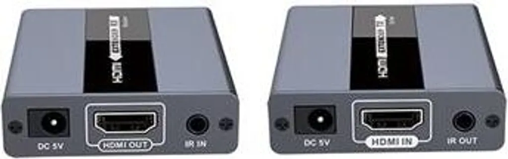 PremiumCord Extension HDMI 120m via Câble Cat5/6 sans latence Full HD