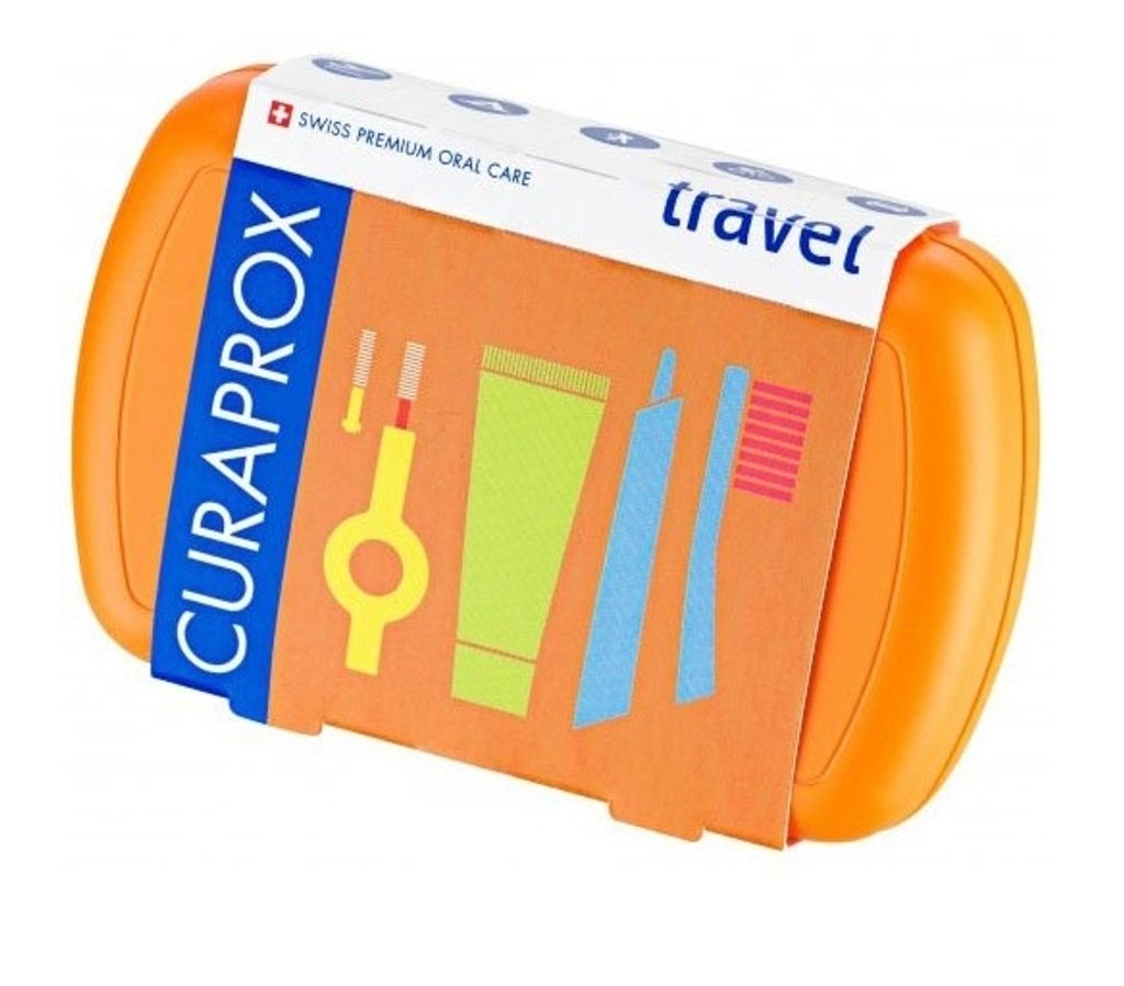 Curaprox Travel-Set Orange - Ideal für Unterwegs Produktbild 