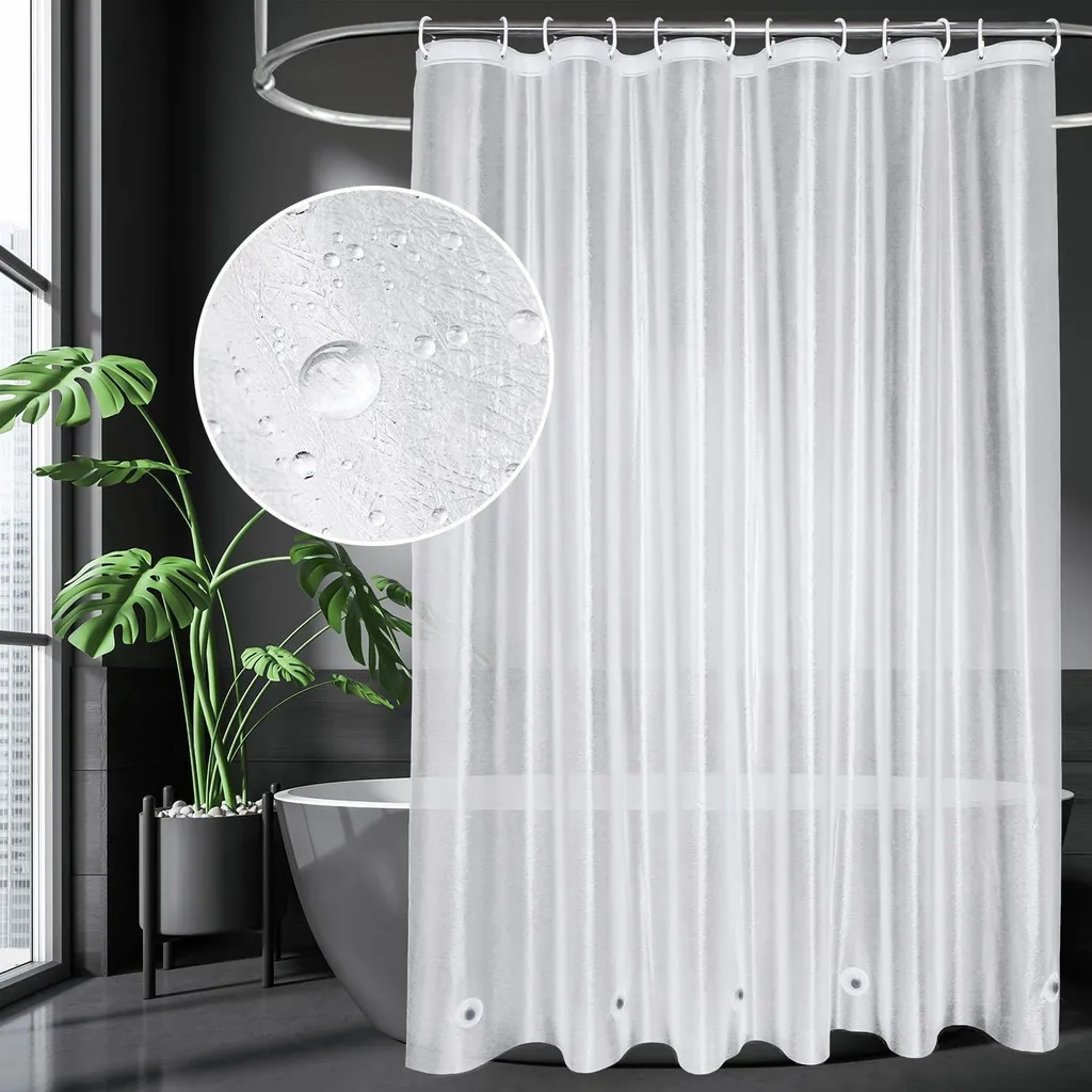 Tenda trasparente (400 x 240 cm) Lissea Bianco - Tende/Tende