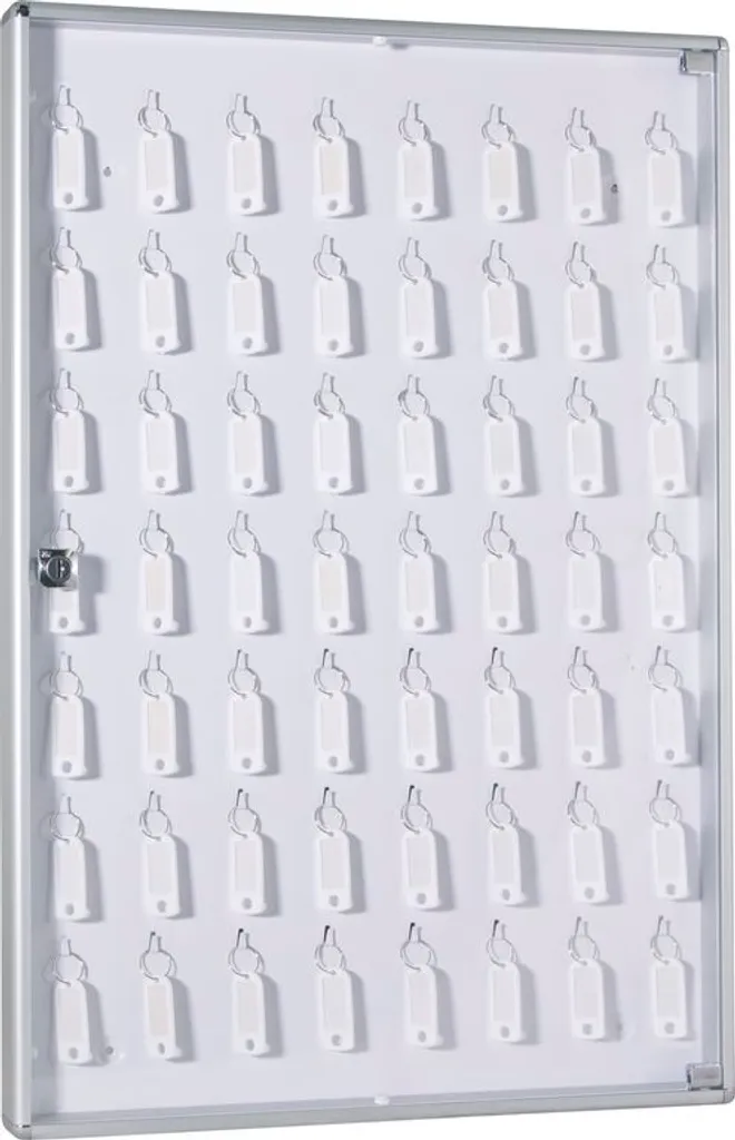 Boîte à Clés Murale en Aluminium btv 11861 pour 55 Clés et Badges Pro