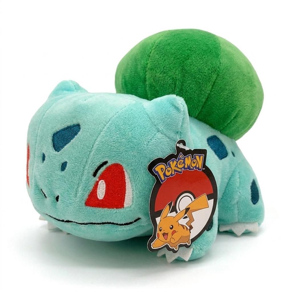 Peluche Pokémon Bisasam, 20 cm, peluche officielle, sous Image du produit 