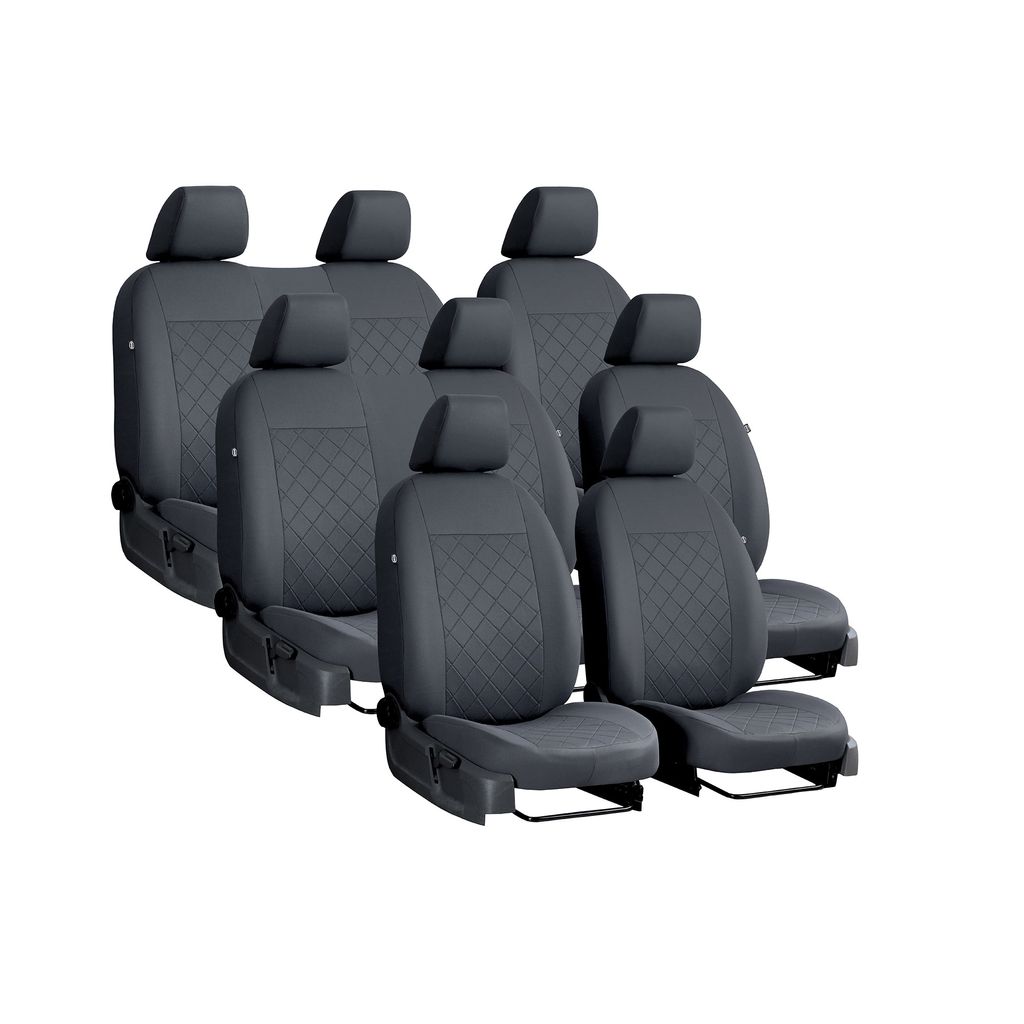 01-14 9-Sitze Schonbezug Sitzschoner Auto Maß Sitzbezüge für Renault Trafic II 