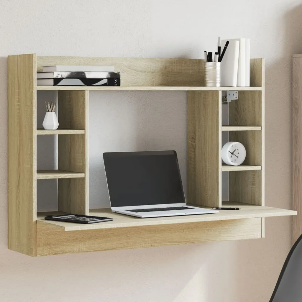 Offerta Scrivania da Parete Maison Exclusive 105x48x75 Rovere Sonoma