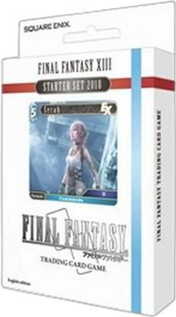 Jeu de Cartes Final Fantasy XIII Starter Deck 2018 pour Débutants