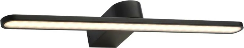 Applique LED pour Miroir de Salle de Bain Noir IP44 50cm PHOEBE 3000K