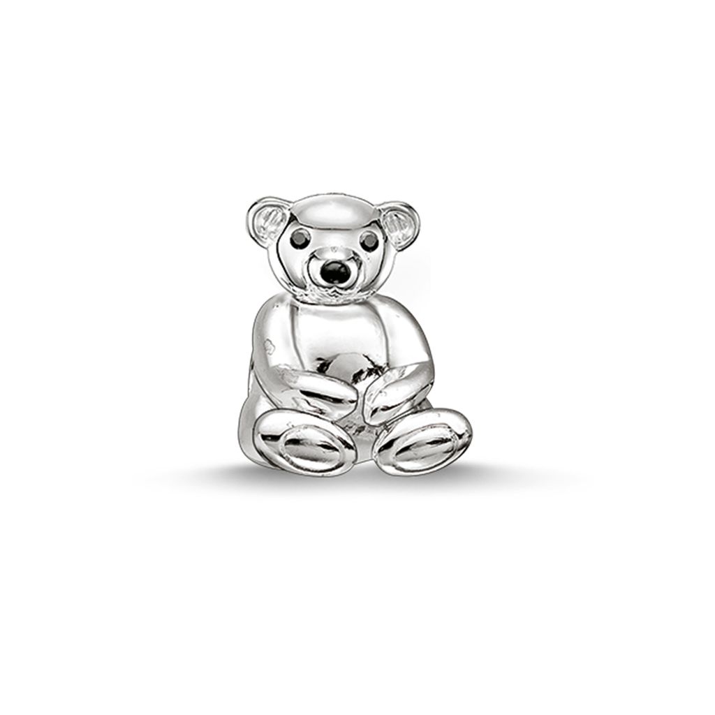 Thomas Sabo K0163-041-12 Karma Bead Teddybär Sterling-Silber