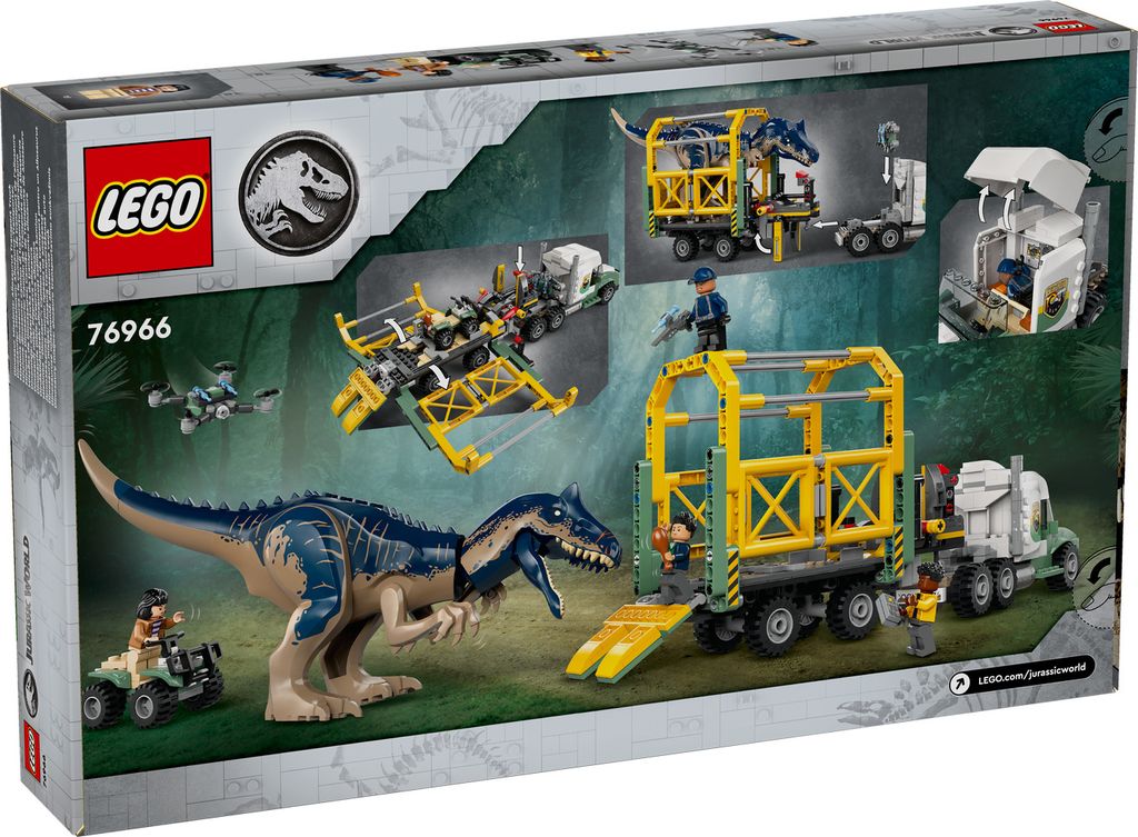 LEGO Jurassic World Dinomisje: ciężarówka do transportu Zdjęcie produktu 13