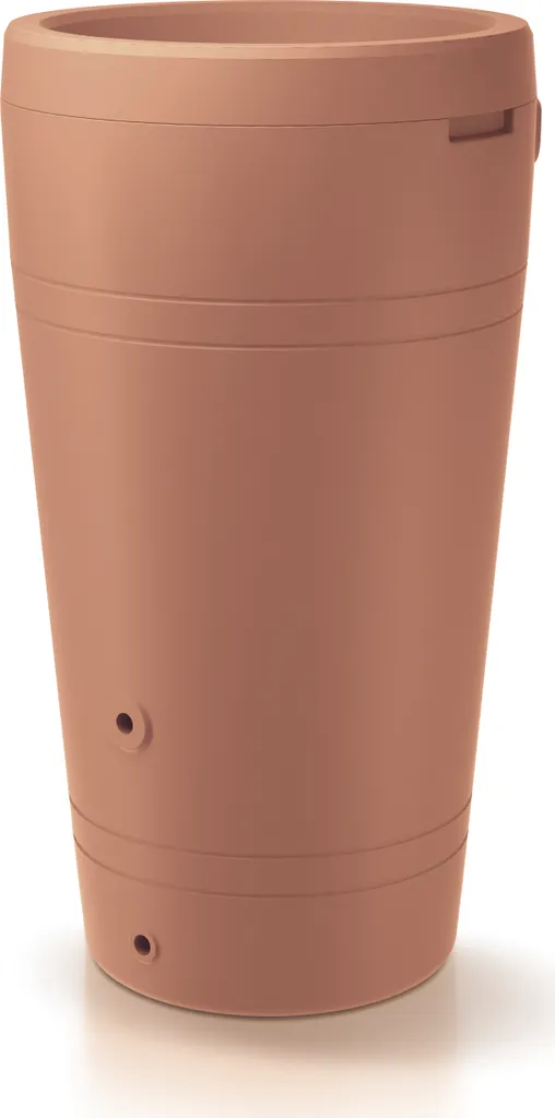 Collecteur d'eau de pluie 230L TUBE terracotta - Cuve de stockage eau