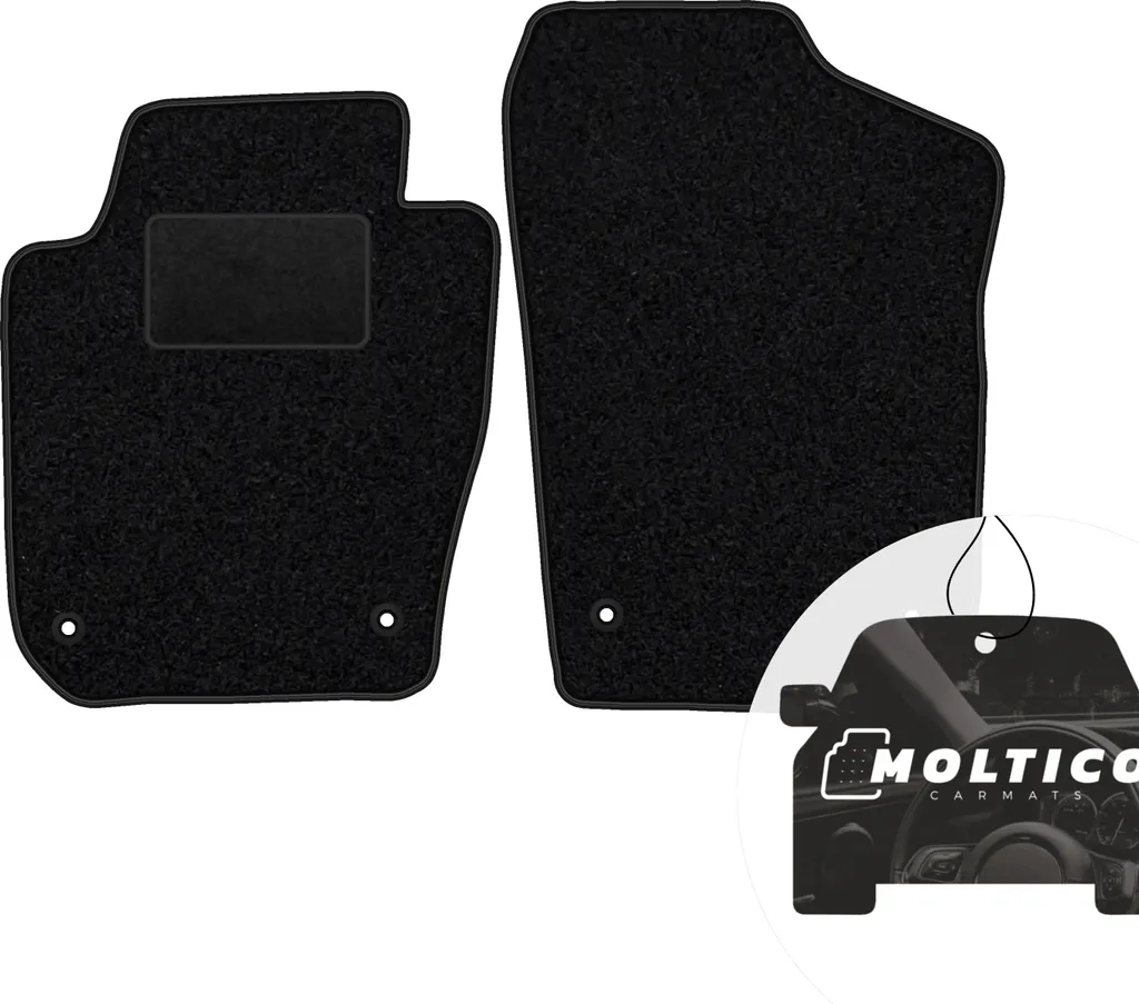 Set Tappetini Anteriori in Velluto per Seat Ibiza IV e Skoda Fabia III