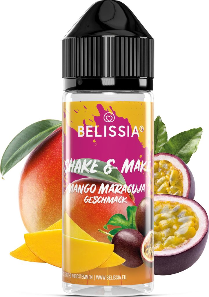 Belissia Shake and Make Mango-Maracuja - 10ml hochdosiertes Produktbild 