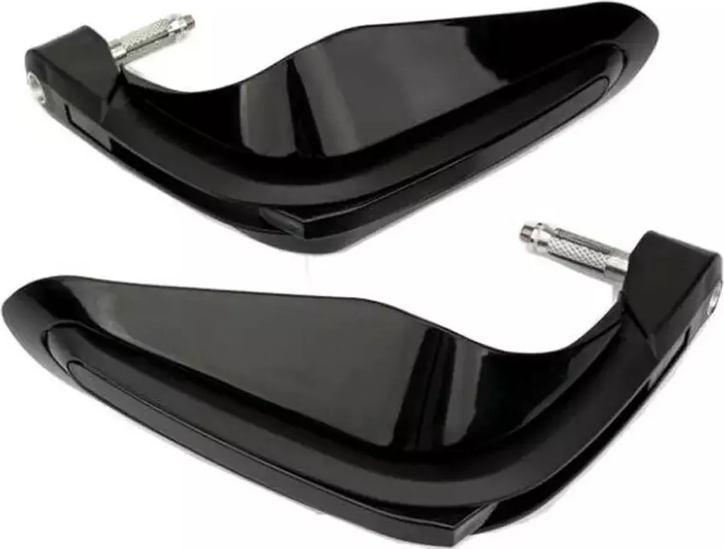 Paire de protège-mains universels noirs RH2 pour moto enduro et routière