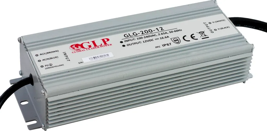 Alimentation 12V pour Éclairage LED Puissant 200W IP65 Usage Intensif