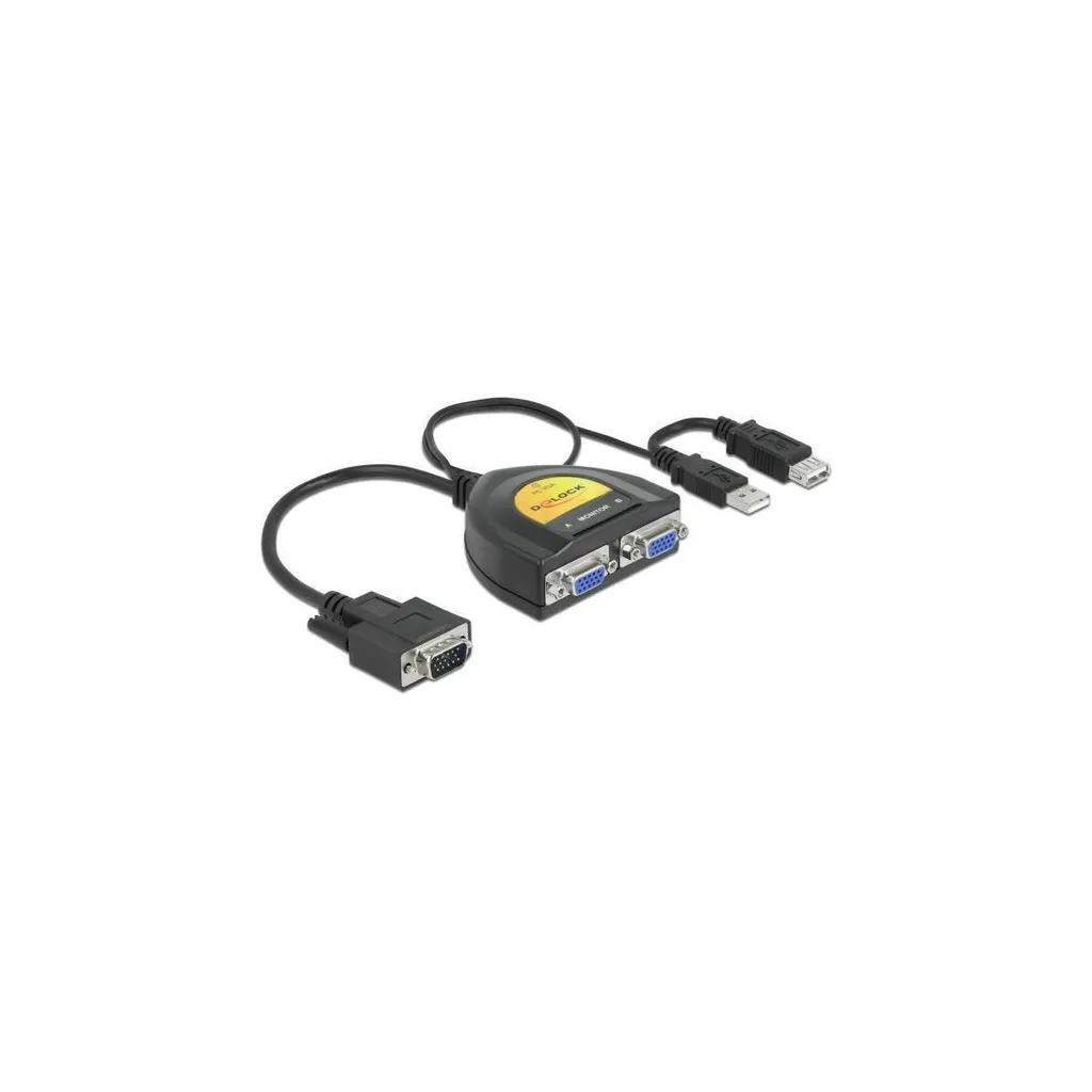 Répartiteur Écran VGA - Connectez 2 Moniteurs sur 1 Sortie PC Portable - 3