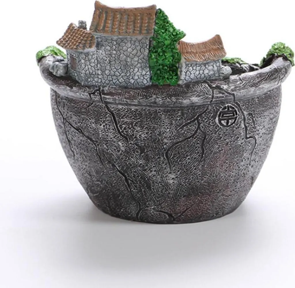 Jardinière Décorative pour Succulentes Modèle Maisonnette de Jardin - 5