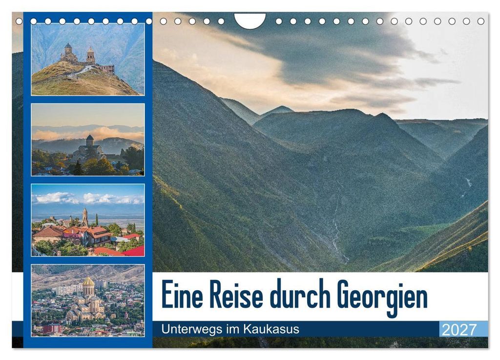 Eine Reise durch Georgien (Wandkalender 2027 DIN A4 quer), CALVENDO Monatskalender