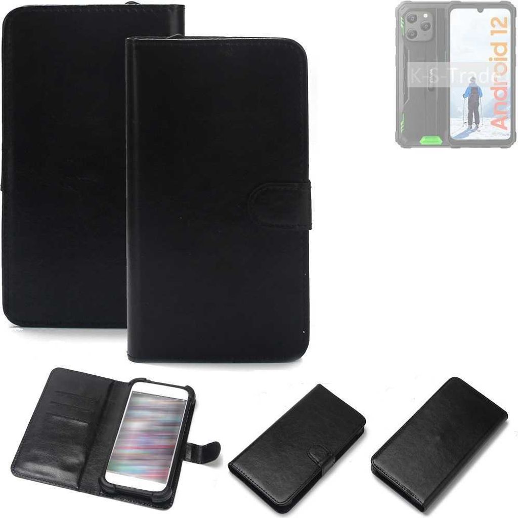K-S-Trade Handyhülle Schutzhülle kompatibel mit Blackview BV5300 Handy Schutz Hülle Handyhülle Bumper schwarz 1x