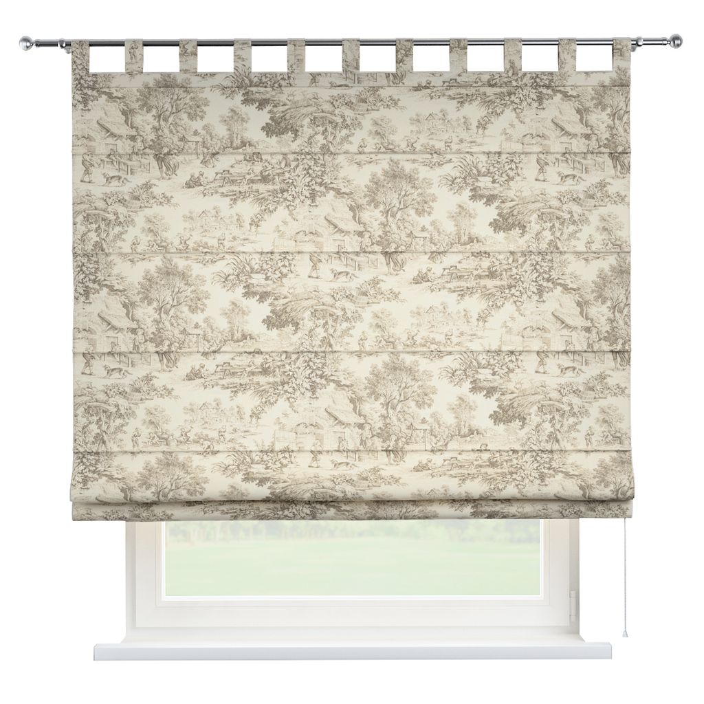 Dekoria Raffrollo Verona, ecru-beige, 100 x 170 cm