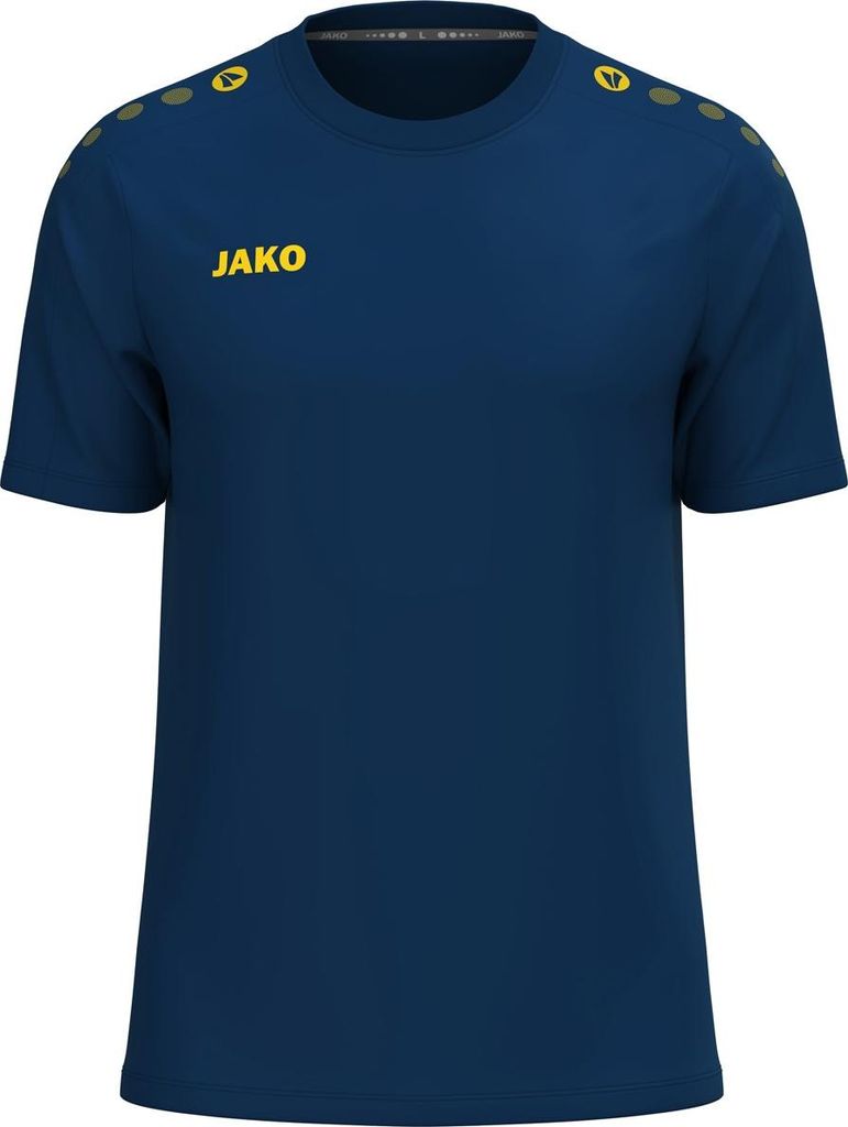 Jako T-Shirt One Baumwolle - navy/citro, Größe:164