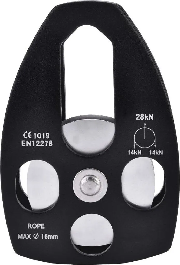 Poulie de sauvetage 32KN pour alpinisme et travaux de levage pro