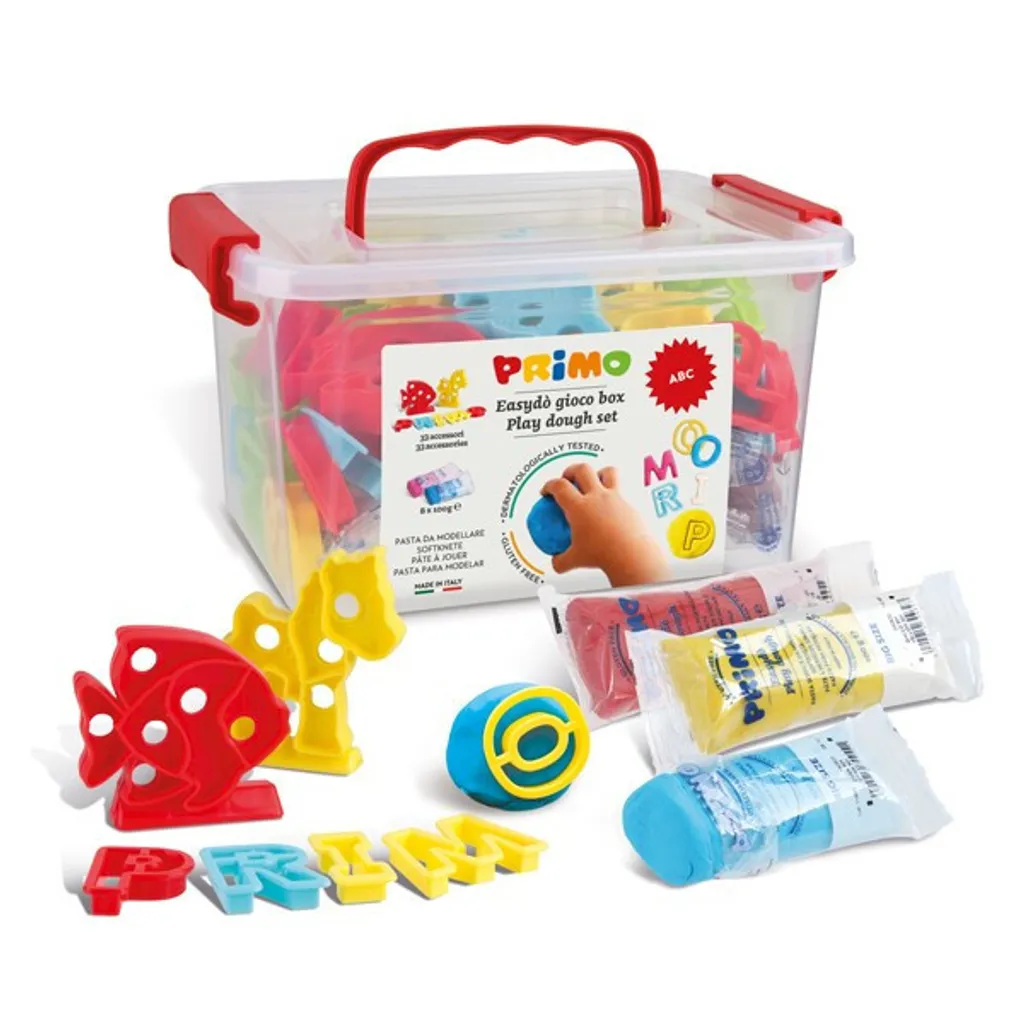 Primo Jeu d'alphabet EASYDÒ 100g en mallette - Pâte à modeler créative - 2