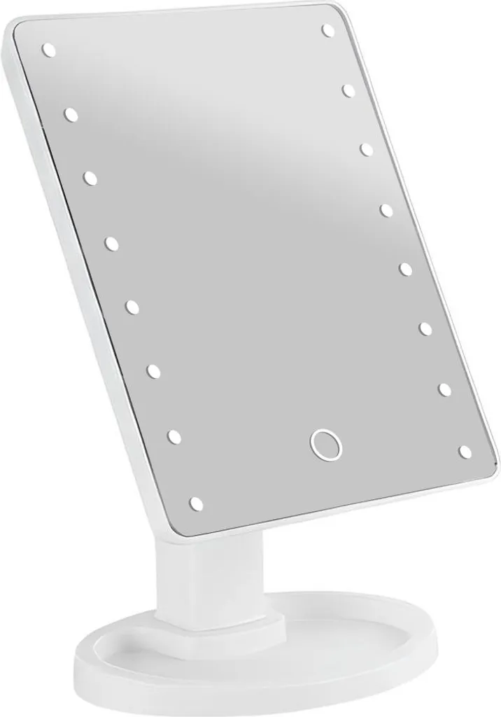 Avizar Specchio Trucco LED Bianco - Smart Touch & 360° Swivel