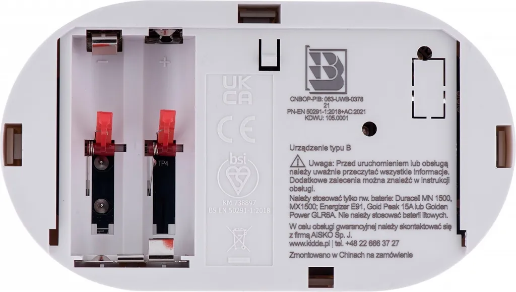 Détecteur de monoxyde de carbone K5Dco Kidde avec affichage digital - 12