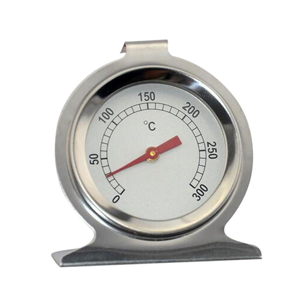 Edelstahl Ofenthermometer Backofenthermometer Küchen Thermometer 0-300°C 