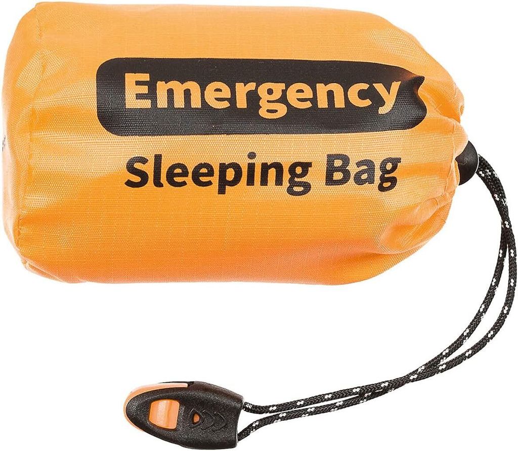 Fox Outdoor Notfall-Biwaksack, orange, einseitig alubeschichtet