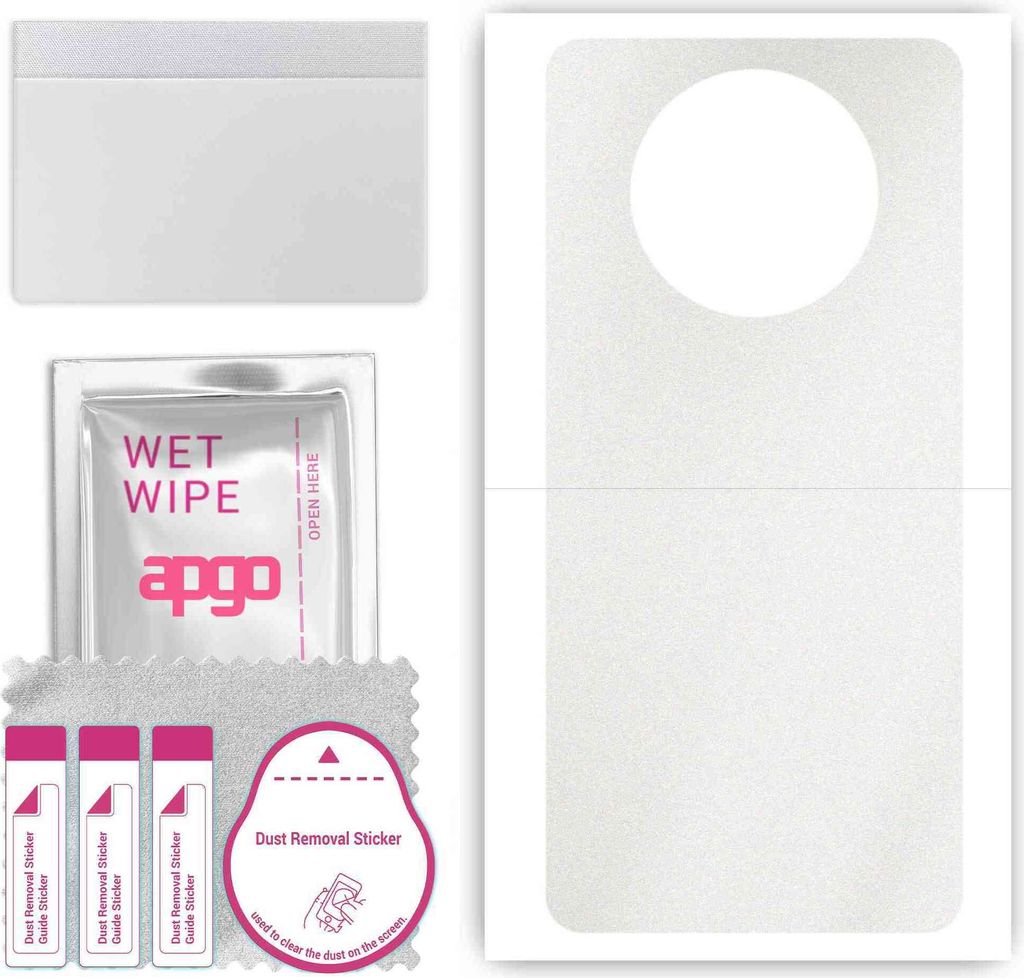 apgo Rückseite Schutzfolie, Skin, kompatibel mit Cubot Note 9, Hinten Displayschutzfolie aus Vinylfolie, kratzfest, einfache Montage - Matt Transp...