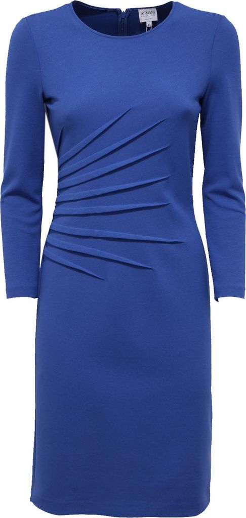 7665AB abito donna ARMANI COLLEZIONI vestito blau Kleid Frauen