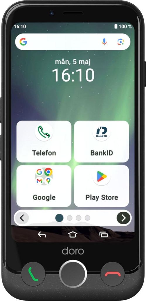 Doro Aurora 11 11,4 cm (4,5") Dual SIM Android 14 4G USB Type-C 4 GB 64 GB 3000 mAh Graphit