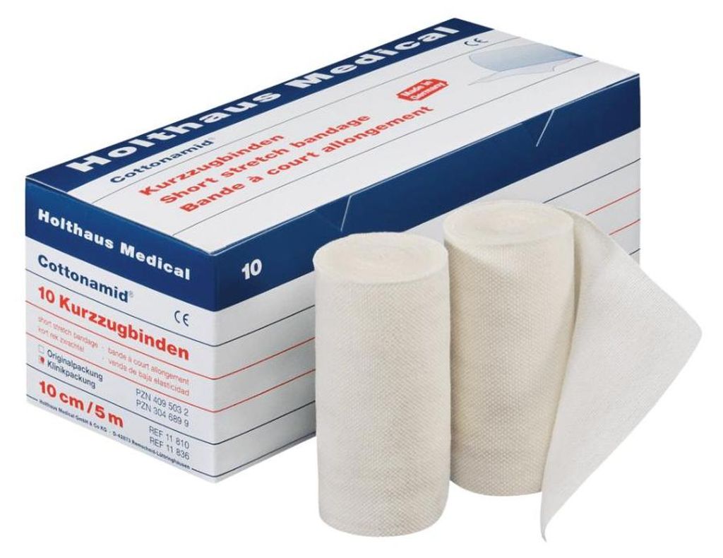 Benda elastica Cotoneamid 8 cmx5 m 10 pz Immagine del prodotto 