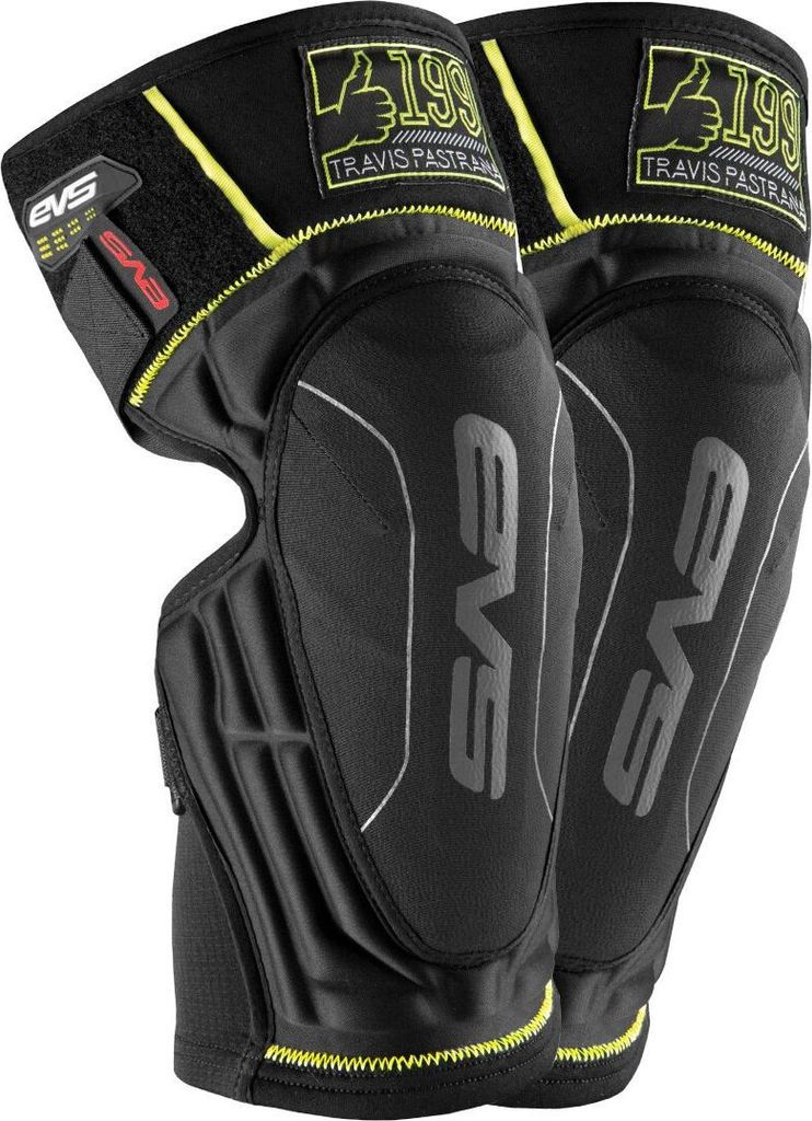 EVS TP199 Lite Knieprotektoren, schwarz/gelb, L/XL