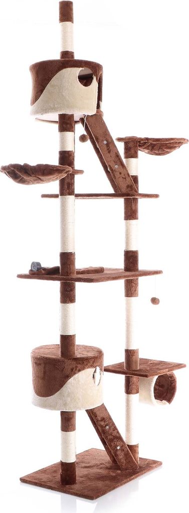 Wiltec Kratzbaum 240-260 cm beige/braun, Katzenkratzbaum Produktbild 8