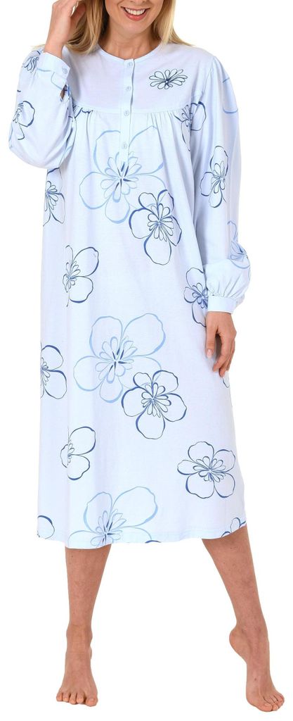 Elegantes frauliches Damen Nachthemd,105 cm Länge, Produktbild 