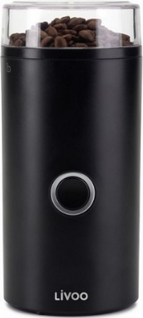 Livoo 3523930112515, Mühle mit Schlagmesser, 70 g, Schwarz, Metall, 180 W, 670 g