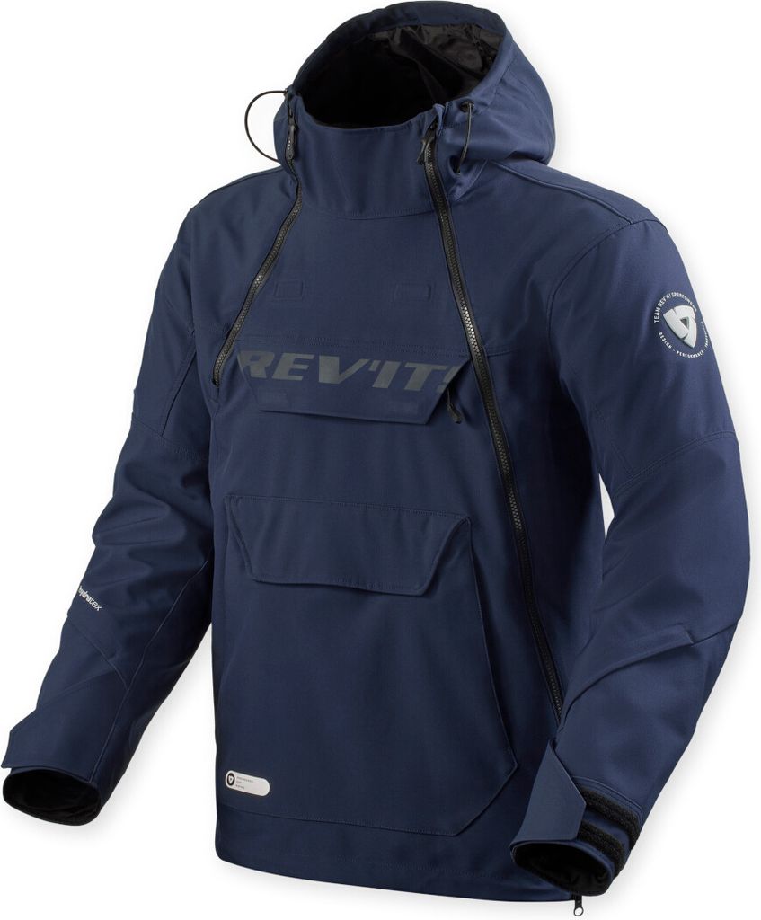 Revit Altair H2O wasserdichte Motorrad Textiljacke, dunkelblau, S