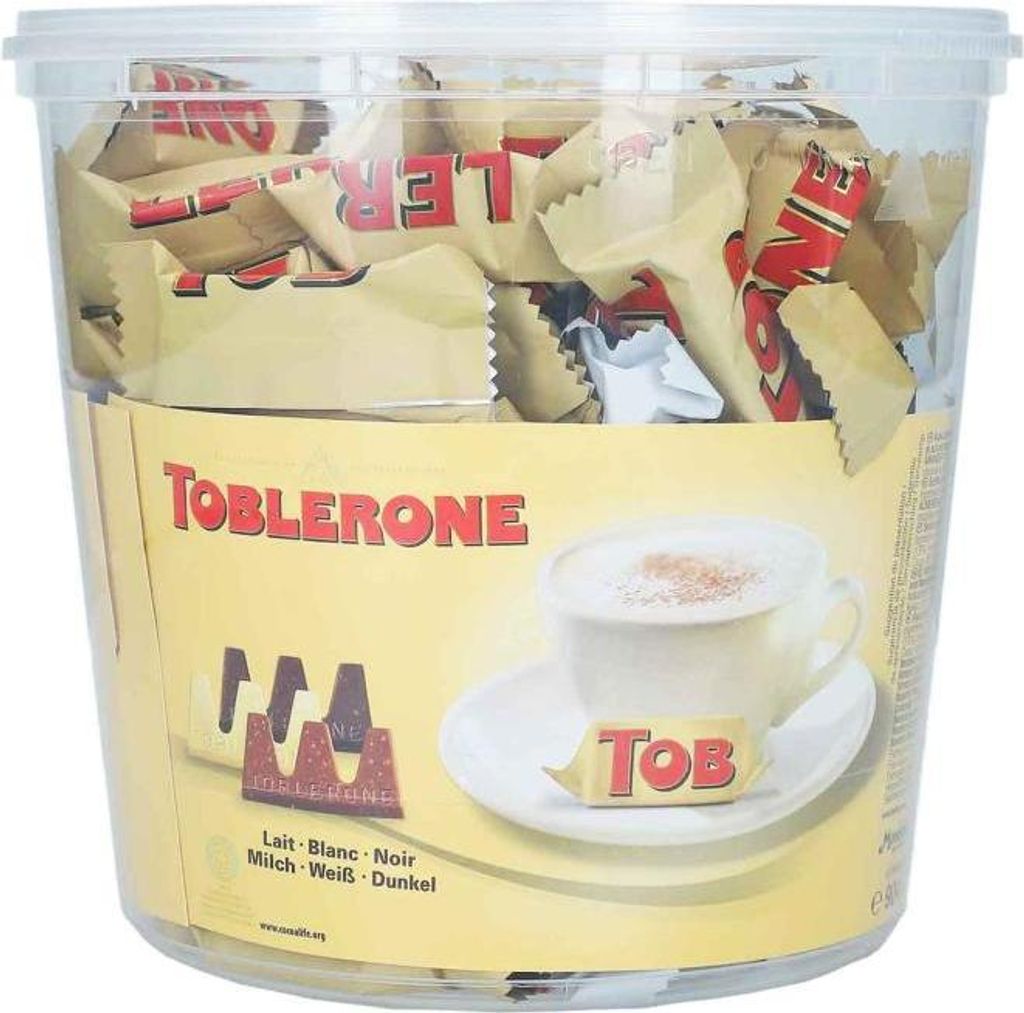 Toblerone Schokolade Mini 912490 8g sort 904g Produktbild 