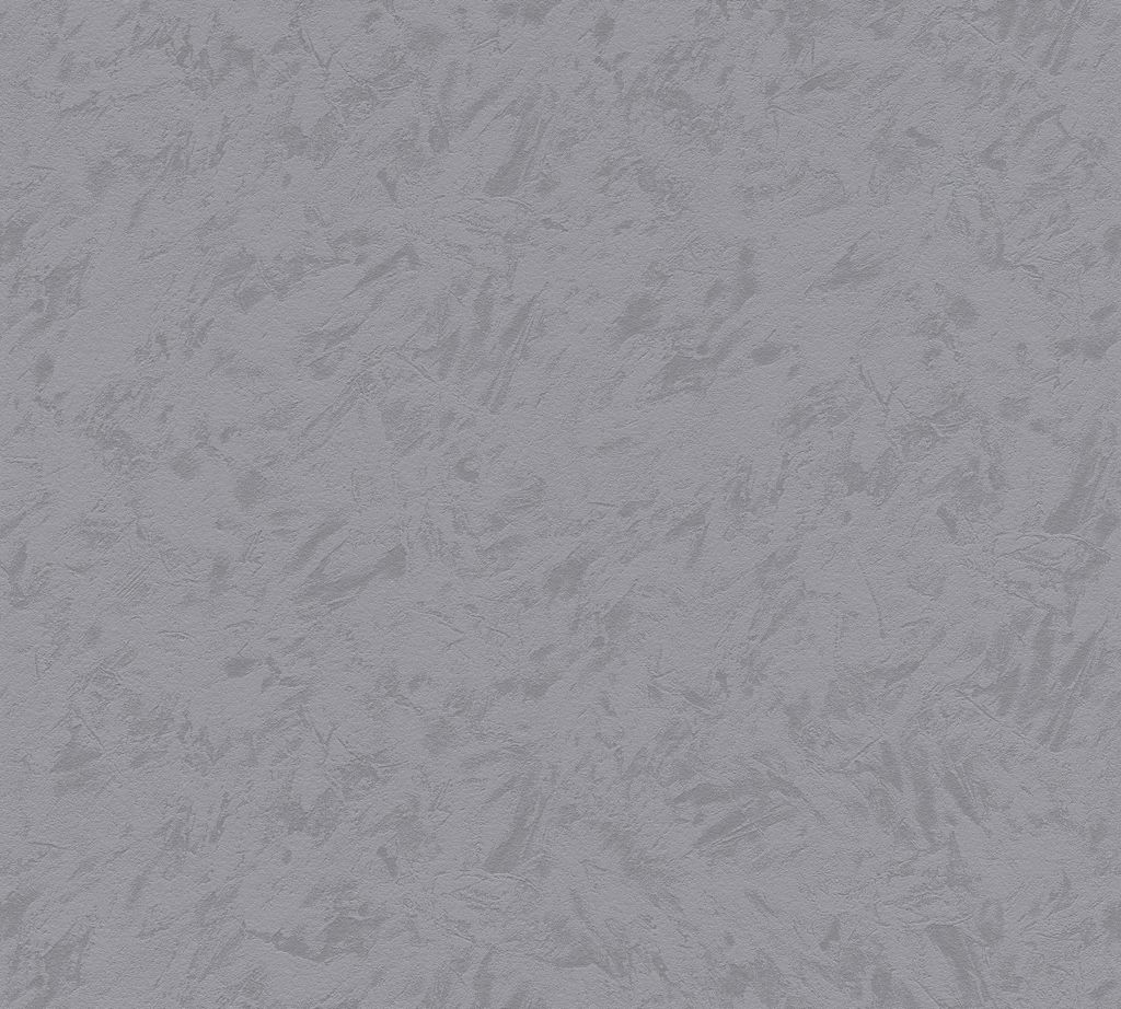 A.S. Création Unitapete Attractive einfarbige Tapete unifarben Vliestapete grau schwarz 10,05 m x 0,53 m
