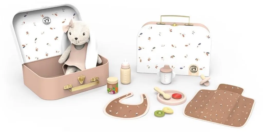 Valisette de Jeu avec Peluche Lapin et Accessoires Speedy Monkey - 5