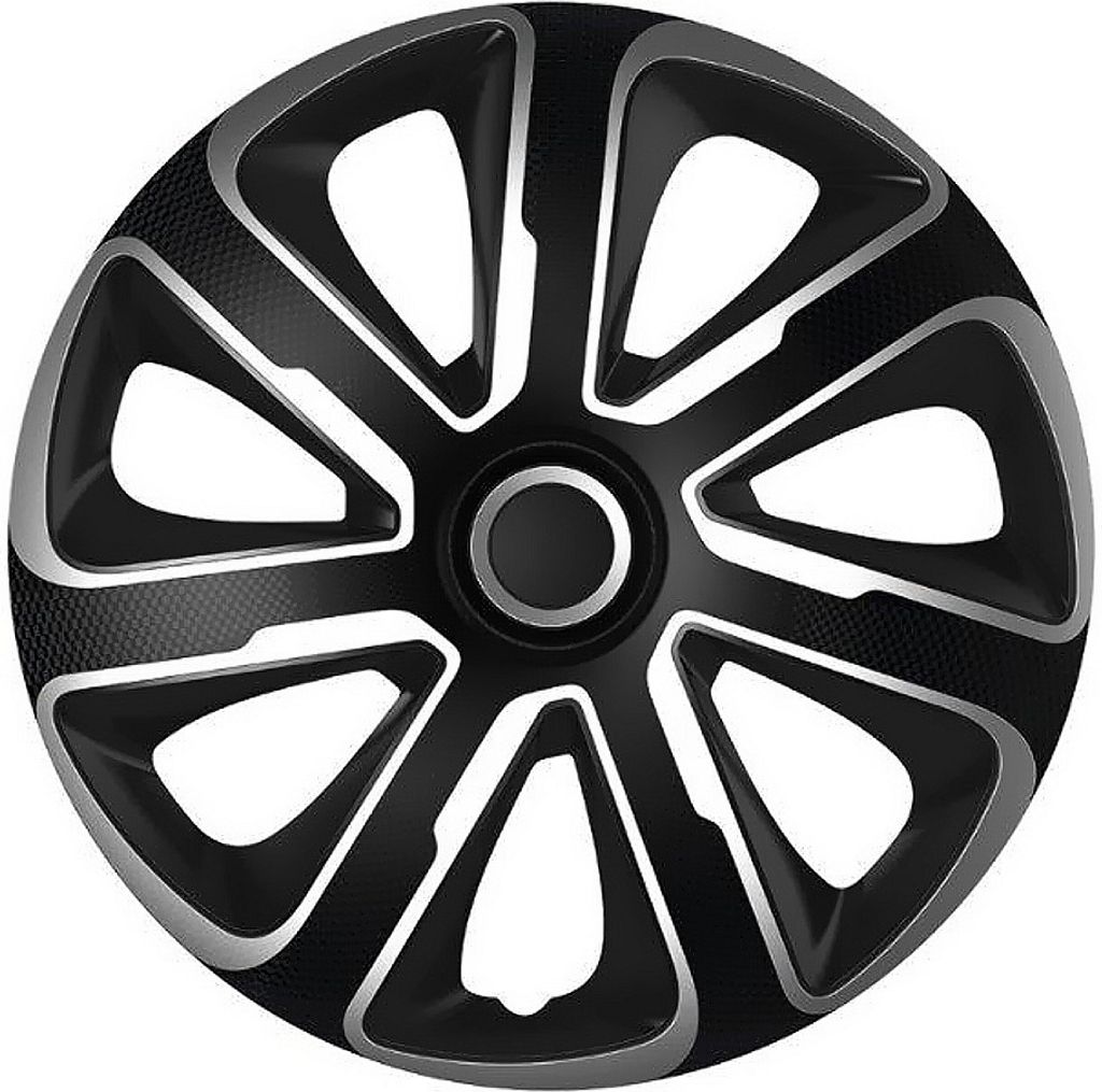 COMPASS Kryty kol 14" LIVORNO Carbon (sada) silver/black Obrázek produktu 