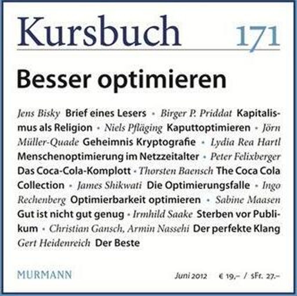 Kursbuch Nr. 171